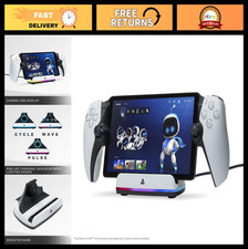 Charging Station for PlayStation Portal Remote Player - RGB Lighting, Magnetic C