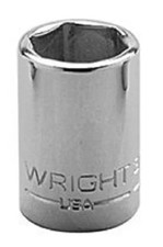 Wright Tool 3322 3/8" Drive 8 Point Standard Double Square Socket 11/16" 4EA