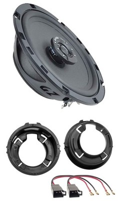 Ground Zero 110 Watt 16.5cm 2 Way Speakers for Renault Laguna 94-00 Shelf A