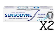 75ml Sensodyne Repair Protect Daily Repair Toothpaste Whitening Novamin x2 Canad