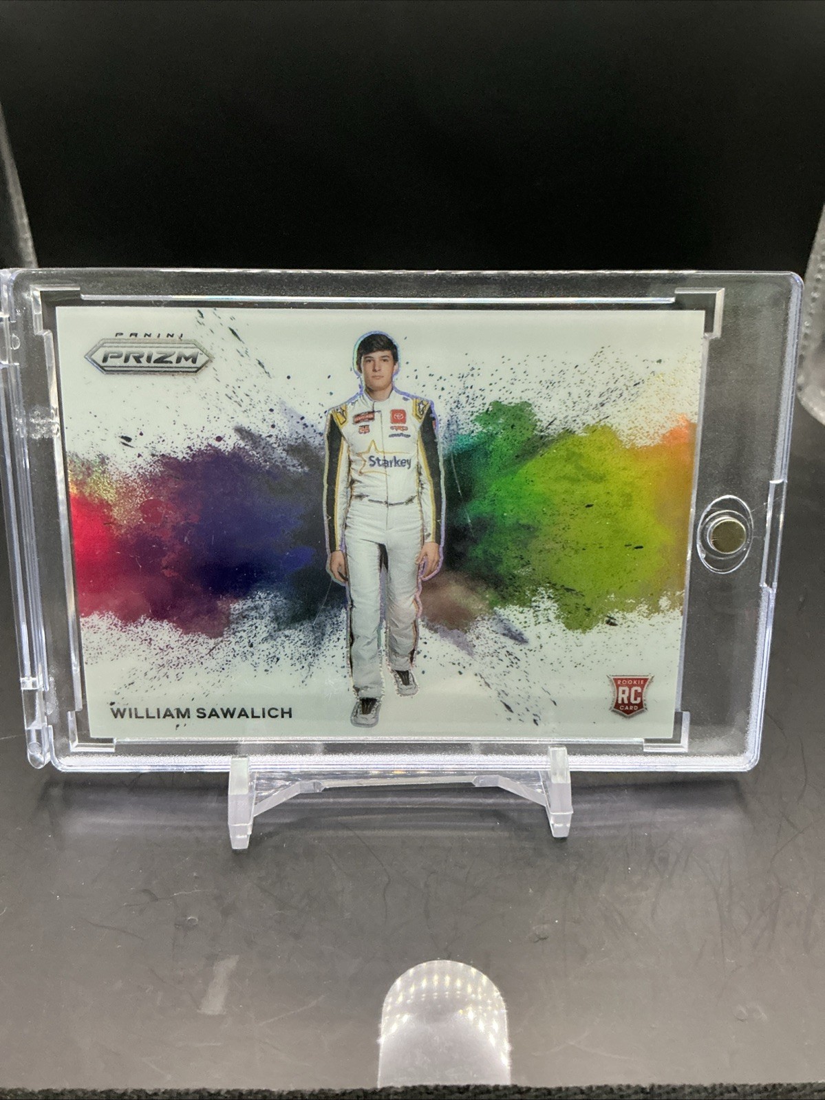 2024 Panini Prizm NASCAR William Sawalich Color Blast Rookie SP #7 Case Hit