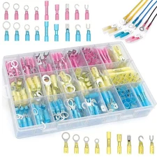 JacobsParts Heat Shrink Wire Connectors Kit: 270pcs Waterproof Electrical Crimp