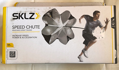 SKLZ Speed Chute Resistance Sprint Trainer 54 in w/ Adjustable Belt & Bag