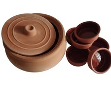 Tontopf Schmortopf Bratentopf Cazuela Ton Schale Güvec Auflaufform