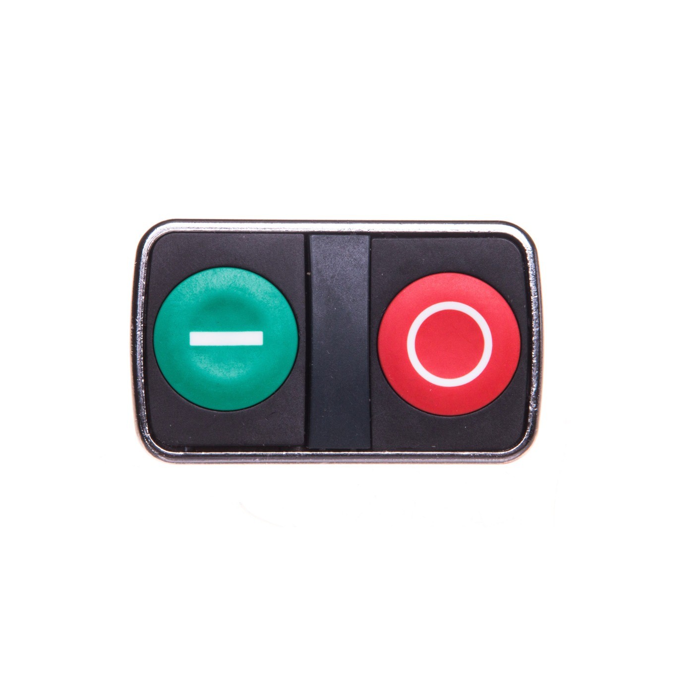 Schneider Electric Vert/Rouge Zb4ba7341 Harmony Zb4ba7341 Bouton-Poussoir À Double Touche Actionneur Plat 2 Boutons Décrochage Par Pression 1... - Image 2
