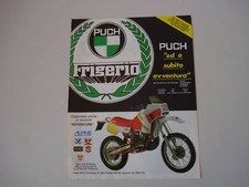 advertising Pubblicità 1986 PUCH FRIGERIO 250 RALLY