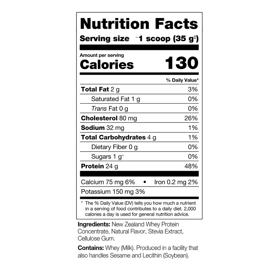 Perfect Sports ИДЕАЛЬНЫЙ Новая Зеландия сывороточный протеин ванильный вкус 1,6 фунта новый - Изображение 2 из 2