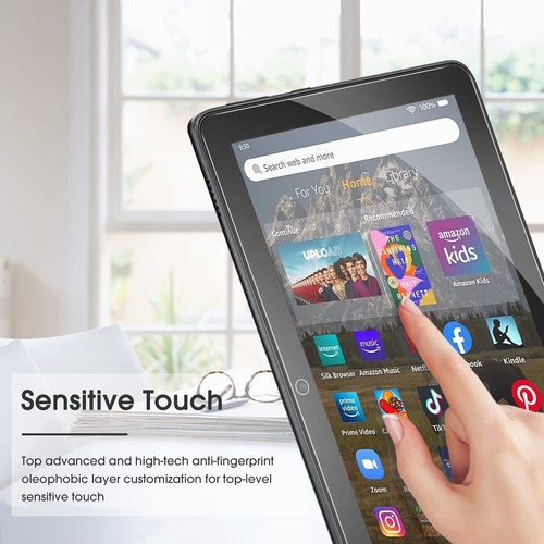 2PCS For Amazon Fire HD 8 / HD 8 Plus 2022 Tempered Glass Screen Protector - Photo 3/15