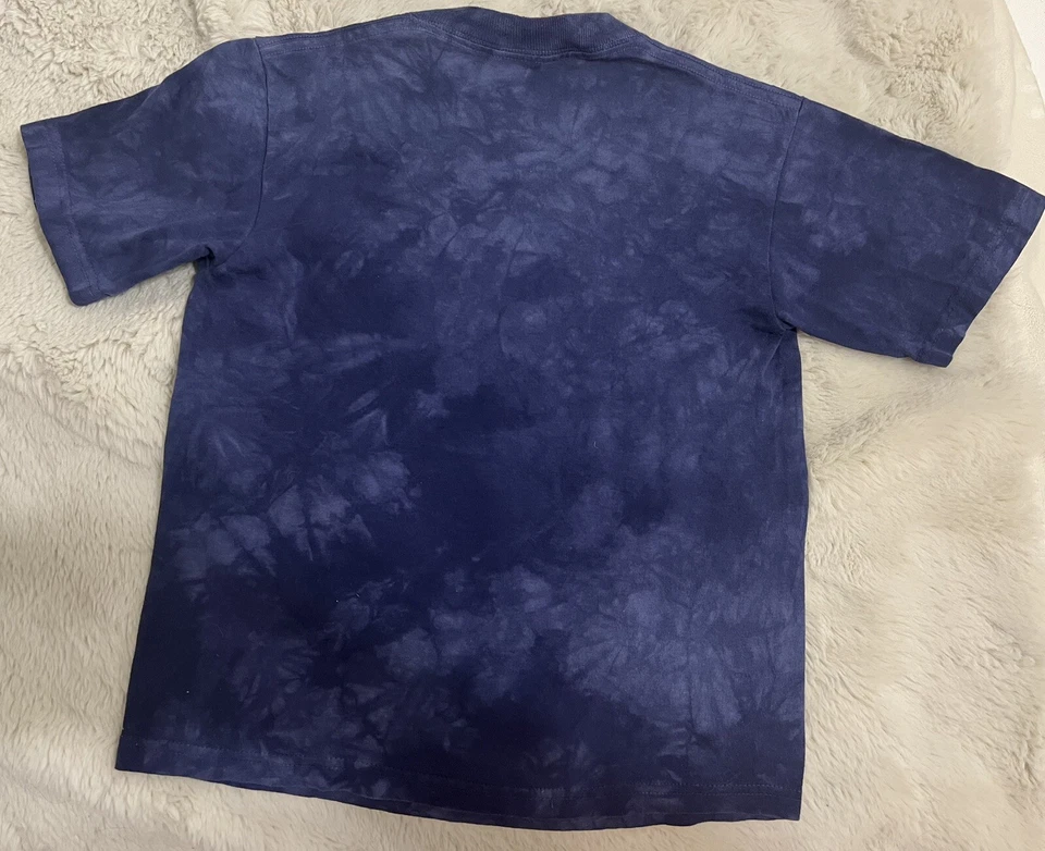 Camiseta The Mountain M Azul Estampado Gráfico Perros Manga Corta Niños Foto 3 de 4