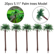 20pcs 13cm Coconut Palm Model Tree For Miniature Rainforest Dioramas Scenery DIY
