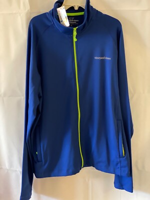 Veste Performance Vineyard Vines Pour Homme - Taille XL - Bleu - Polyester - Neuf Avec étiquettes - Style Décontracté