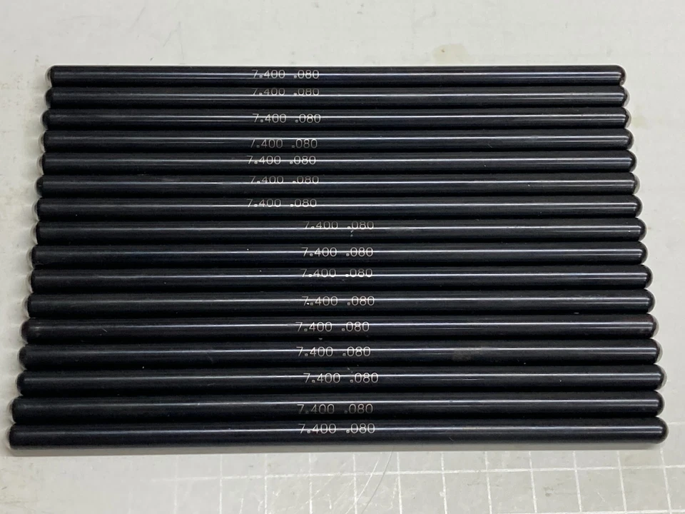 Hi-Tech 7.400" Long, .080" Wall, 5/16" Diameter Pushrods - Set of 16 - Image 2 of 4