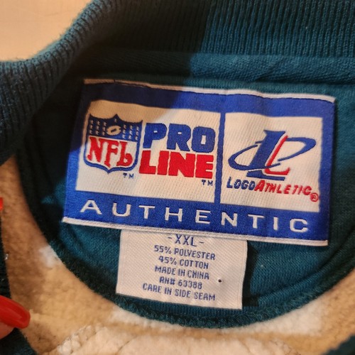 VINTAGE Miami Dolphins Pro Line Crewneck Sweatshirt Gray Men’s Size XXL - Picture 4 of 11