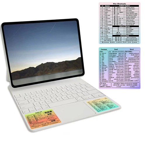 Reference Keyboard Shortcut Stickers Adhesive For PC Laptop Desktop Sticker