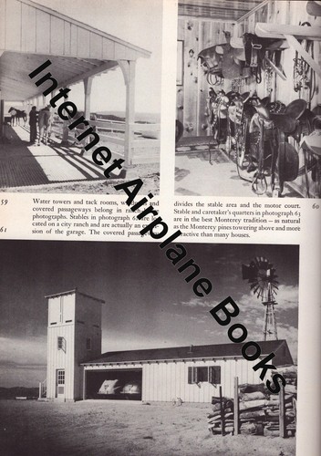 SUNSET WESTERN RANCH HOUSES (1ST Ed, 1946) PLANS ARCHITECTURE LANDSCAPING DESIGN - Picture 2 of 10