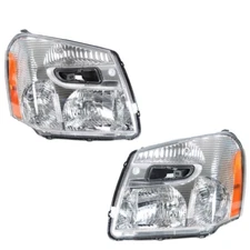For 2005-2009 Chevrolet Equinox Left&Right Side Halogen Clear Headlight Headlamp