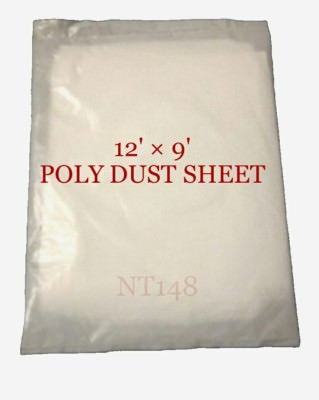 12'x9' (3,7mx2,7m) Wasserdicht Maler Poly Staub Blatt Malerei Dekoration Zum Selbermachen.