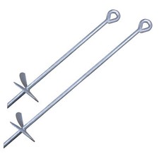 Bodenanker Bodenschraube Erdanker Bodenhaken Stahl 70 cm 100 cm Slackline