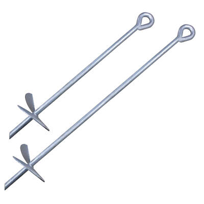Bodenanker Bodenschraube Erdanker Bodenhaken Stahl 70 cm 100 cm Slackline
