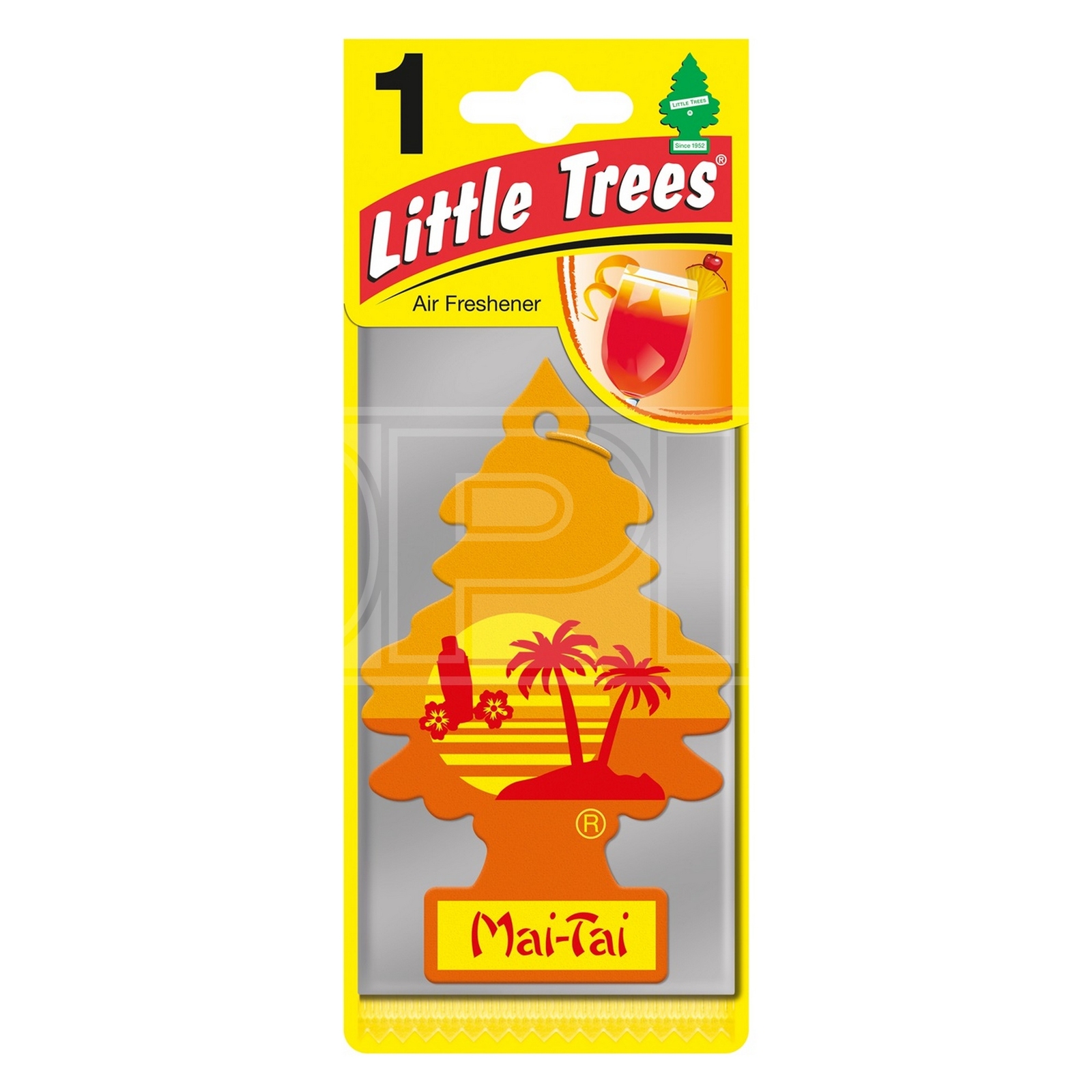 Mai Tai 2D Air Freshener - Long Lasting Fragrance - Little Trees MTR0063