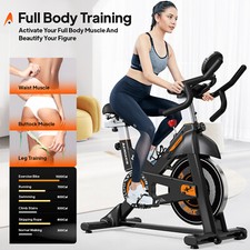 Indoor Exercise Bike Workout Bike Magnetic Resistance Stationary Cycling Bike 13