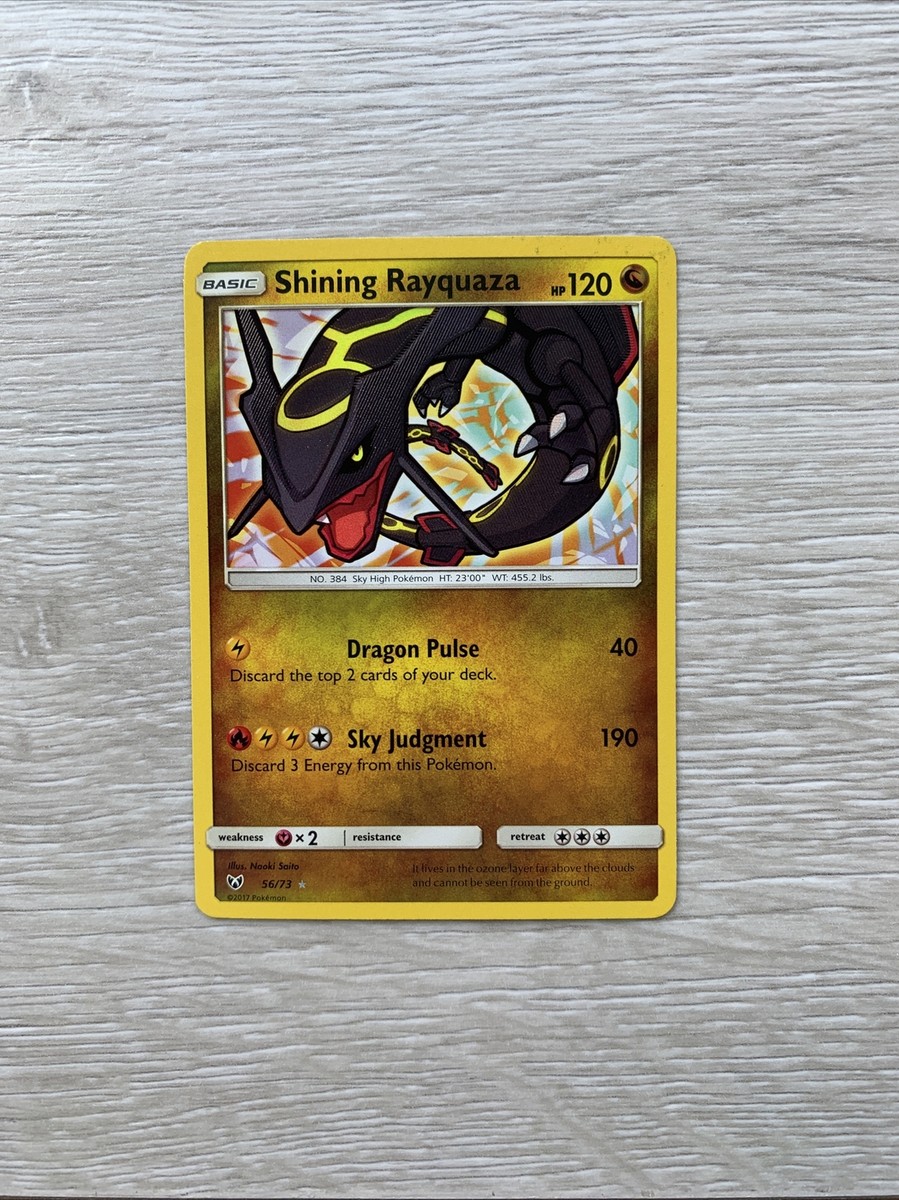 Shining Rayquaza 56/73 Shining Legends Silver Star Pokemon Shining Rayquaza 56/73 Shining Legends Silver Star Pokemon