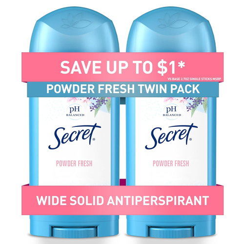 Antiperspirant and Deodorant for Women, 24Hr Sweat & Odor Protection, PH Balance