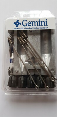 Gemini Sinker System 100+ Mould Kit Beach Fishing weights grip