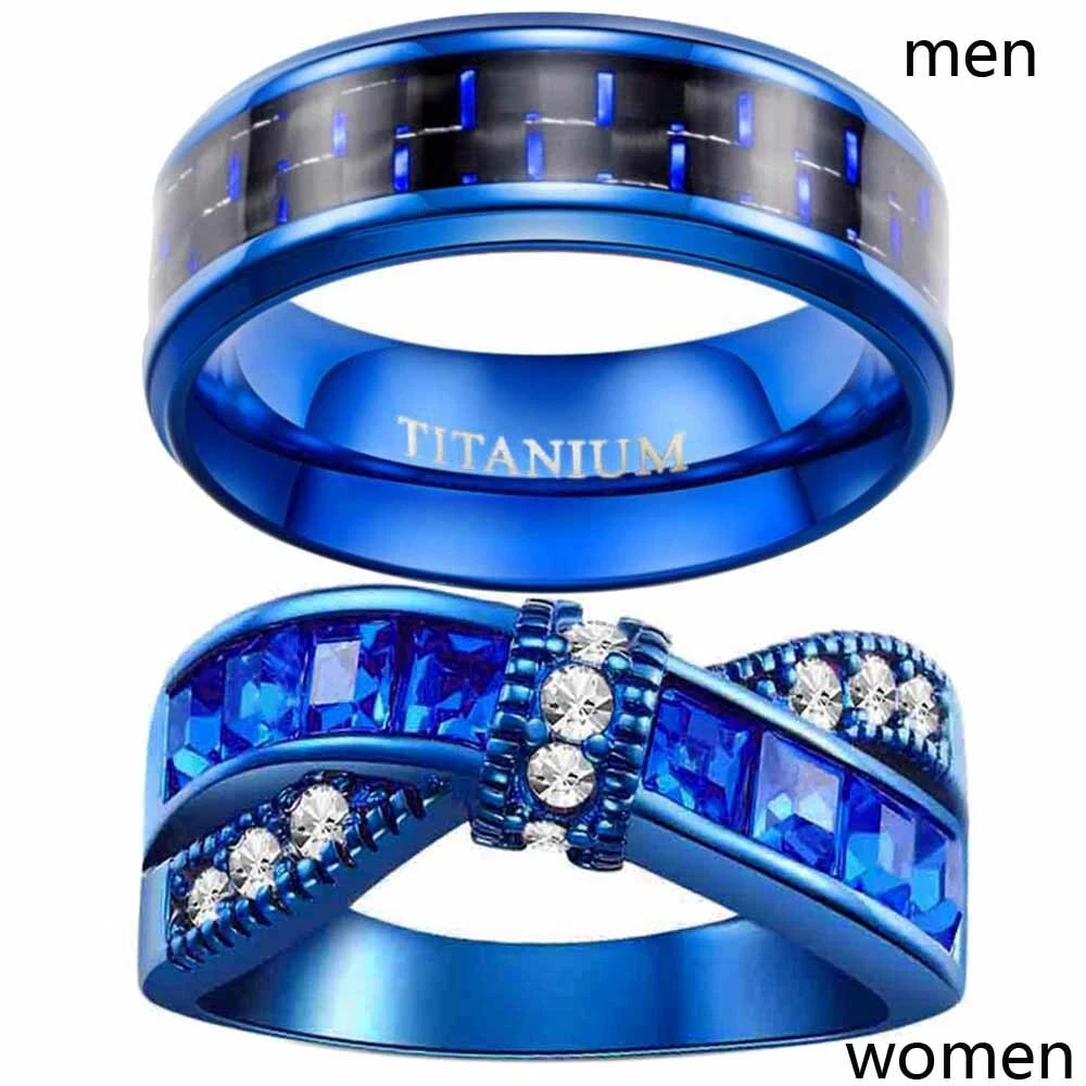 Titanium wedding bands for deals her