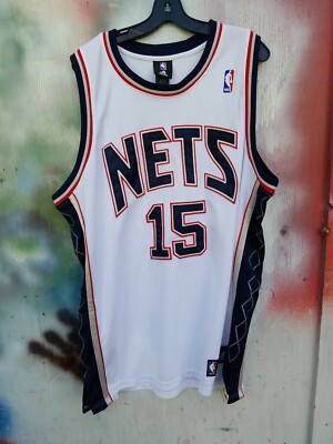 VTG NBA Adidas New Jersey Nets Vince Carter Mens 48 Sewn 15