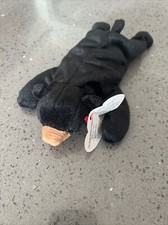Ty Beanie Baby - Blackie the bear 1993 style 4011