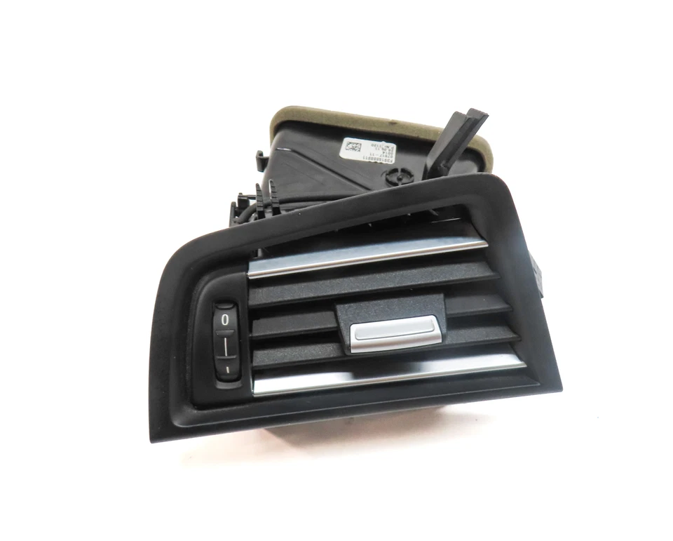 BMW 550I (F10) 2012 tablero del conductor delantero izquierdo aire acondicionado ventilación (negro) Foto 3 de 4