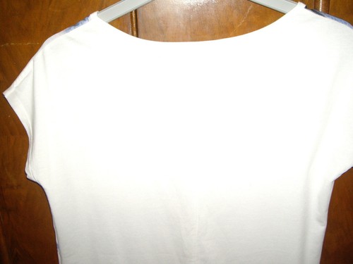 REDUCED BNWOT Next Capped Sleeved T-Shirt White/Multi With Sequins Size 10 - Picture 5 of 7