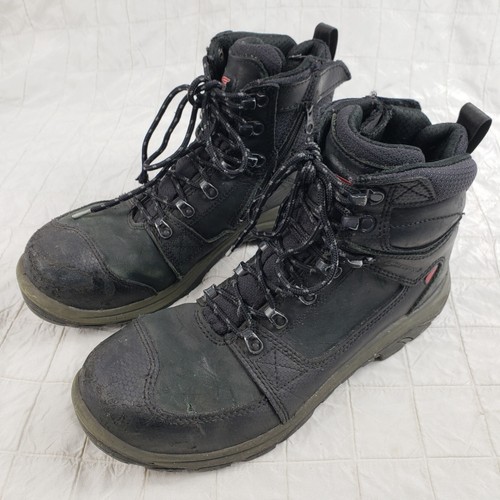 Red Wing Mens Size 9 EE Tradesman 6617 Black Side Zip Waterproof Safety Toe Boot
