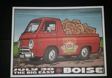 RYAN ADAMS Boise 2012 Numérotée #/300 Affiche Tour Cardinaux Lithographie Print