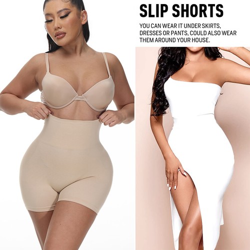 Women Flexees Thigh Slimmer Shapewear Anti-Slip Tummy Control Shaper Slip Shorts - Picture 6 of 15