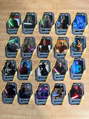 2023 Topps Star Wars Flagship Lightsaber Die Cut Insert Set (20 cards) NrMt