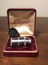 ELGEET F:3.5 Model Cine-Tel 1 1/2" Lens Case with Cap as-is untested