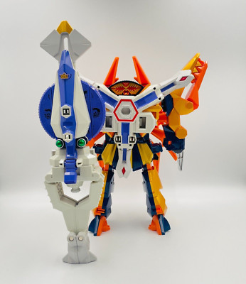 ゲンガー LEDフィギュア ハロウィン Power Rangers Shinkenger DX DaikaiOh Claw Zord & Ika Origami