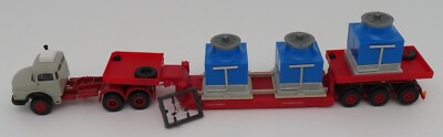 KIBRI AUS 10582 1:87 H0 MAN ZUGMASCHINE MIT TIEFLADER Rarität EUR 13,99