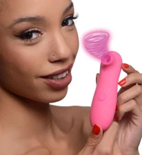 Inmi Shegasm Travel Sidekick 10 Levels Suction Clitoral Stimulator Sex Toy Pink