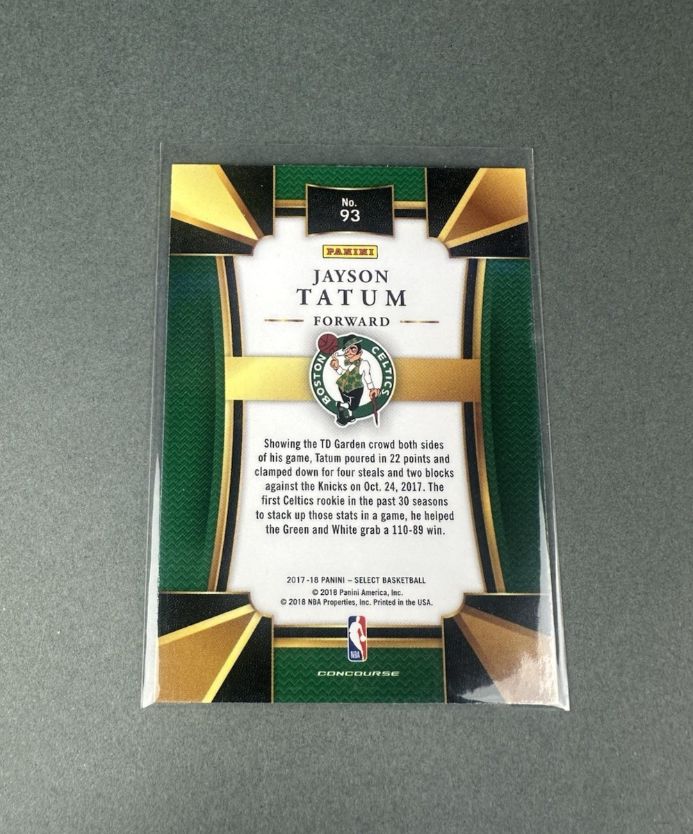 その他 JAYSON TATUM 2017/18 PANINI SELECT RC 2017-18 Panini Select Jayson Tatum RC Concourse Boston