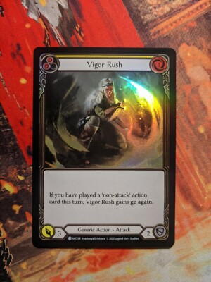 Flesh and Blood Card: (1x) Vigor Rush (ARC198) FOIL