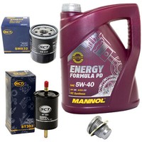 Set 5L ÖL Inspektion Kraftstoff ÖLfilter ÖLschraube FüR Renault Twingo II Clio