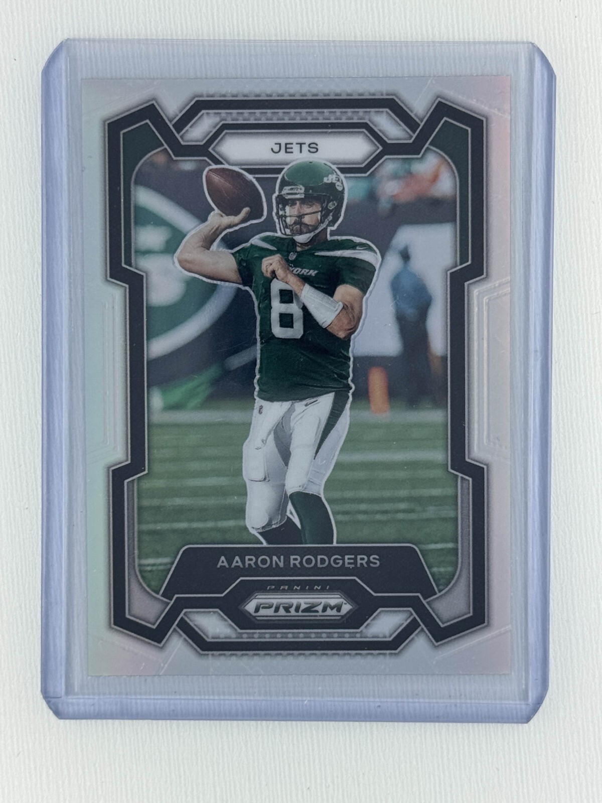 2023 Panini Prizm Aaron Rodgers #227 Silver Prizm New York Jets