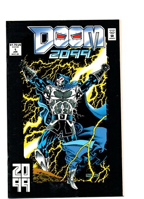 Doom 2099 #1 Silver Foil Cover near mint 