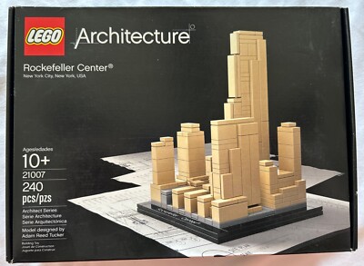 Lego Architecture Rockefeller Center New York City NY Set 21007 New Sealed