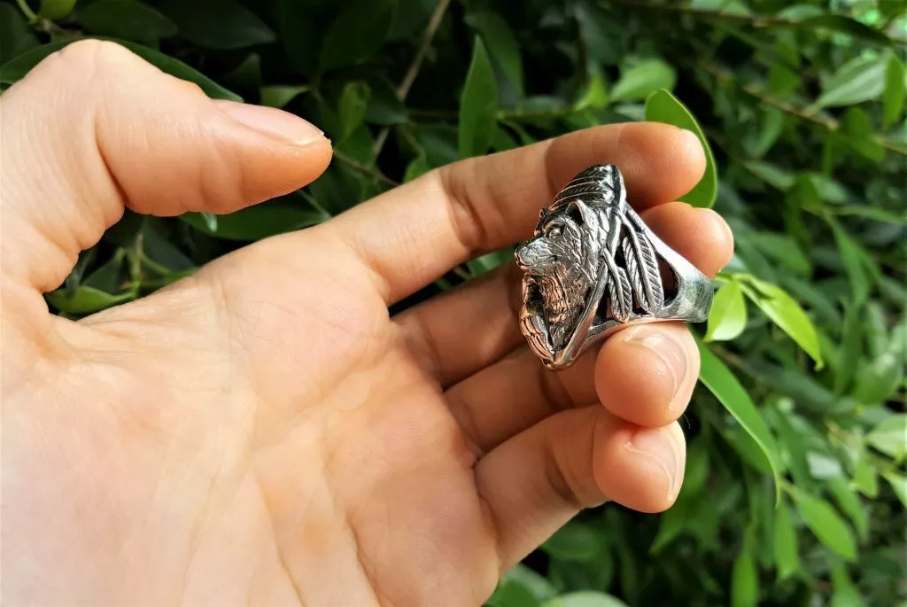 Native american bear ring clearance