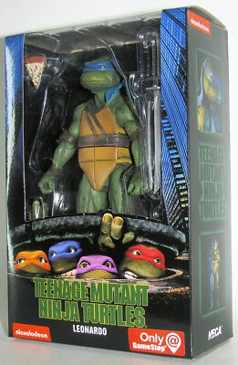NECA TEENAGE MUTANT NINJA TURTLES 1990 MOVIE LEONARDO 6.5