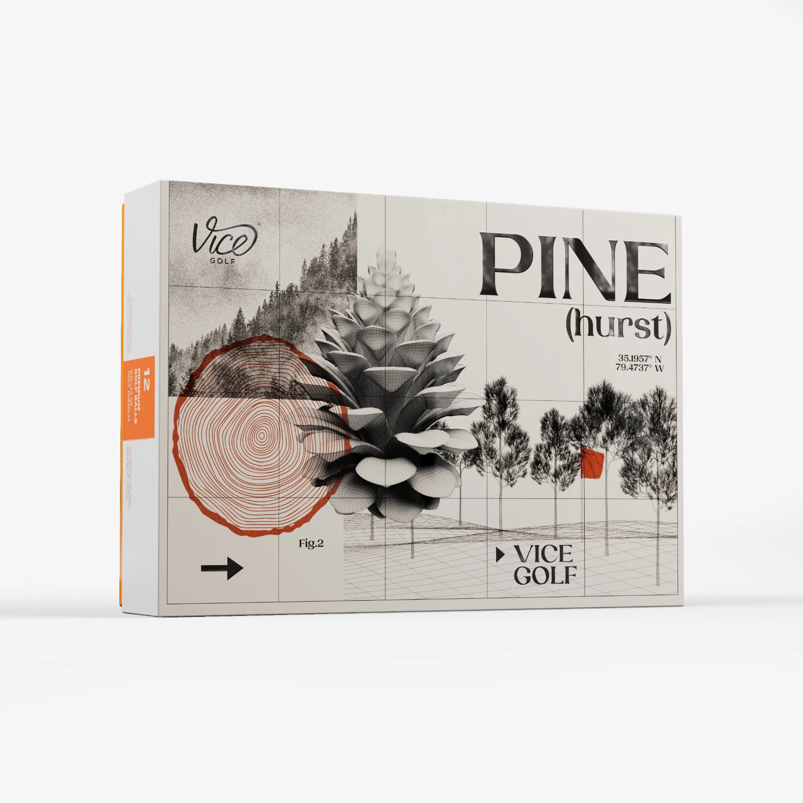 Vice Pro Plus Pine(Hurst) Limited Edition Golf Balls US Open Pinehurst